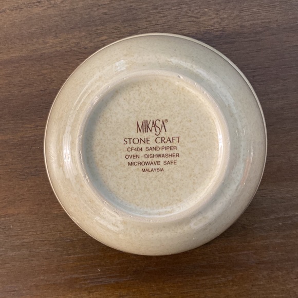 Mikasa Dining Mikasa Stone Craft Cf44 Sand Piper Sugar Soup Gravy